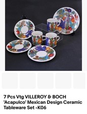 7 Pcs Vtg VILLEROY & BOCH